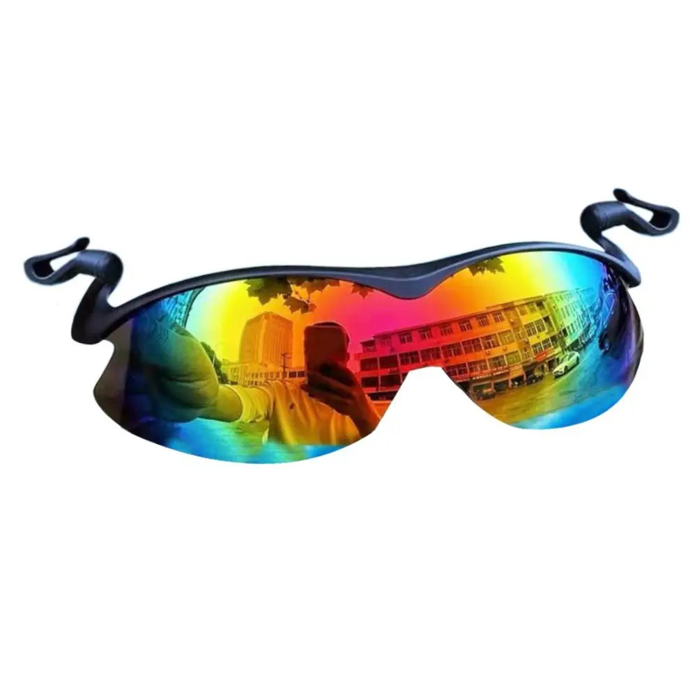 Clip Cap Sports Sunglasses, Clip On Hat Polarized Sunglasses, Flip-Up Cover UV Protection Fishing Cycling Outdoor Sunglasses