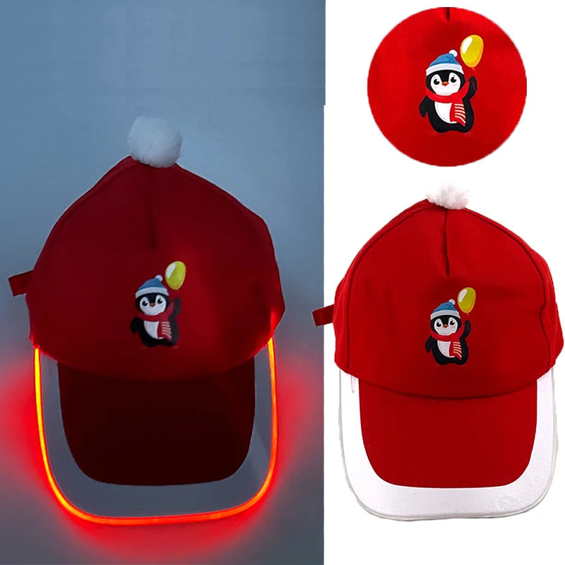Modieuze lichtgevende baseballpet met LED-verlichting, hiphop-pet voor bar en club, fluorescerende hoed voor heren en dames, DJ-dansaccessoire en kostuumprop