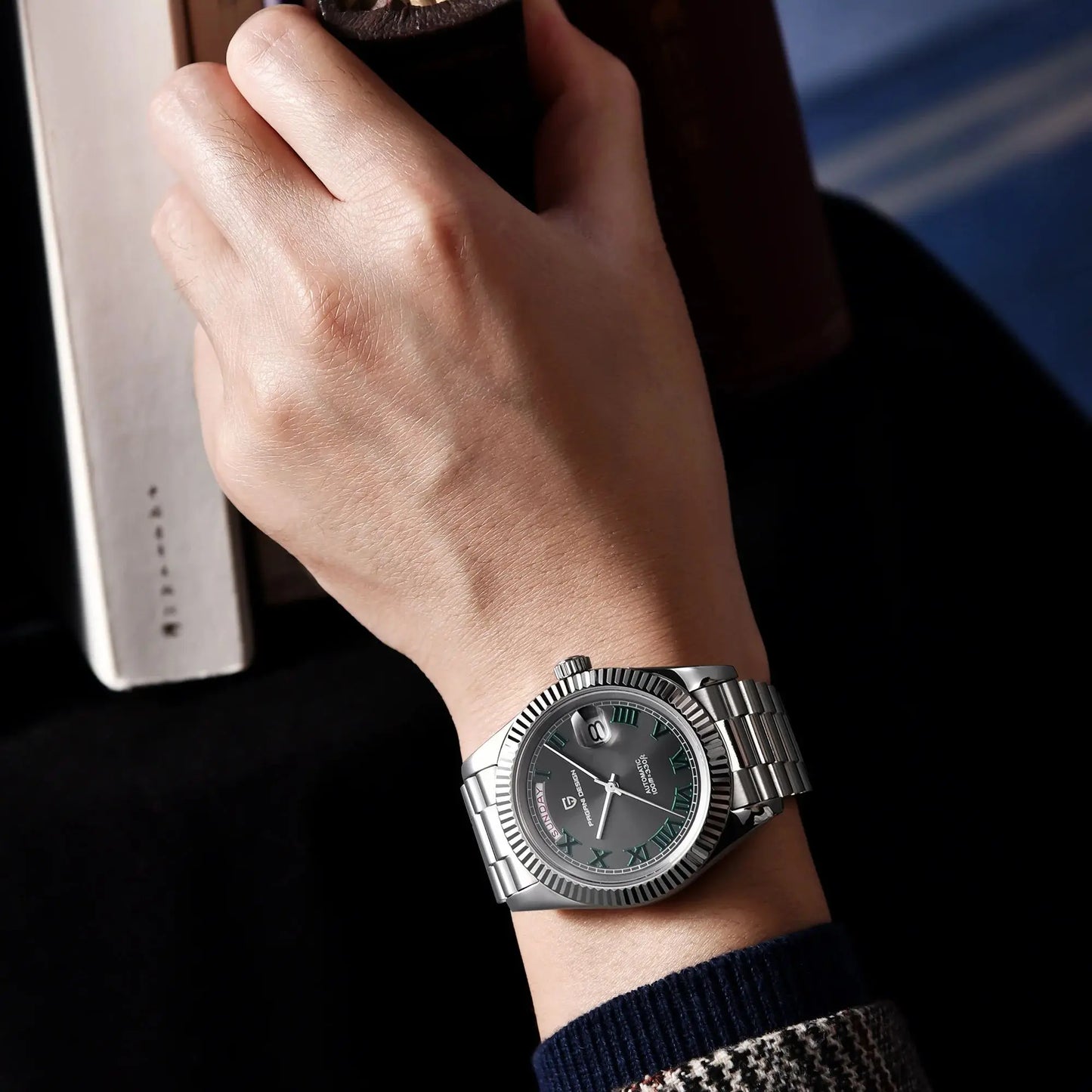 PAGANI DESIGN 2024 New DD40 NH36A Men's Watches Luxury Automatic Mechanical Watch For Men AR Sapphire Glass Date Wristwatch Men