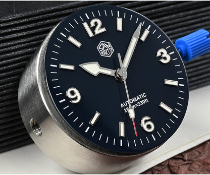 San Martin 38mm Men Sport Watch Fashion Luxury Explore Climbing Automatic Mechanical Sapphire Waterproof 5 Links Bracelet BGW-9
