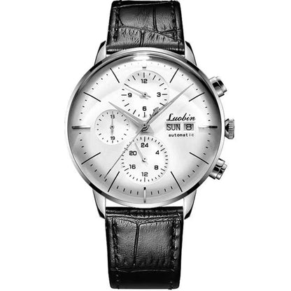 Orologio di lusso da uomo automatico meccanico a carica automatica, elegante, in acciaio inossidabile, luminoso, Relojes Para Hombre 2020