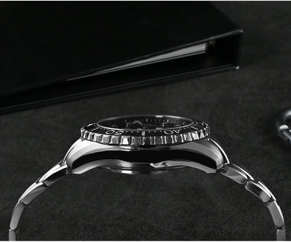 San Martin New 40mm Diver Watch YN55 Enamel Dial Classic Luxury Men Automatic Mechanical Watches Sapphire Waterproof 300m SN0009