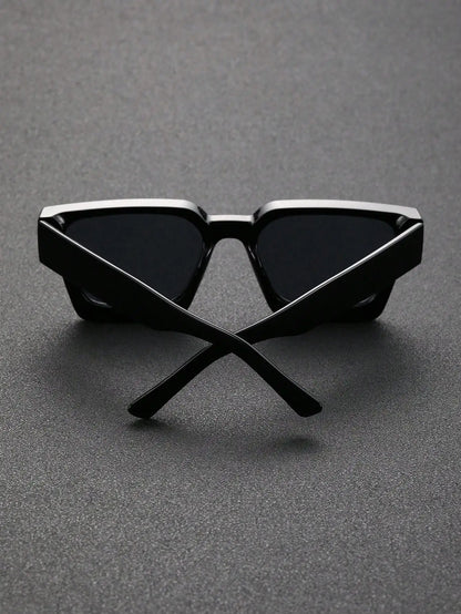 1/2 PC S Classic Fashion Square Plastic Frame Women Sunglasses For Men Daily Life Shades Eyewear Accessories.