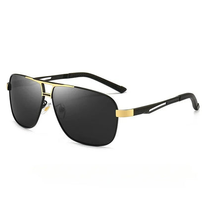 1PC Top Aluminum Magnesium Square Polarized  Photochromic Sunglasses Men Sun Glasses Safety Driving Oculos De Sol Masculino