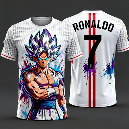 2026 New Arrivals Dragon Ball Z Goku Vegeta Special Edition Football Jersey Ronaldo No.7 Football T-shirt Fan Special Jersey top