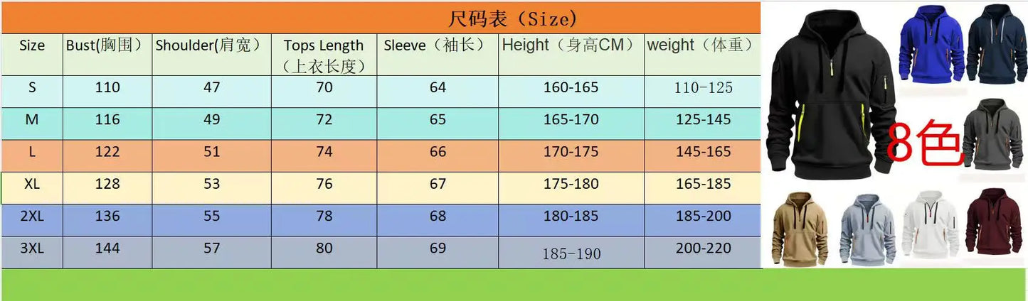 2026 New SUBARU Racing European Size Autumn/Winter Men's Hooded Kangaroo Pocket Sports Fleece Hoodie Top Coat