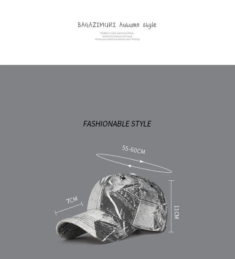 New Fashion Women Men Washed Cotton Baseball Cap Male Female Retro Four Seasons Outdoor Sports Snapback Cap Hat For Women Men