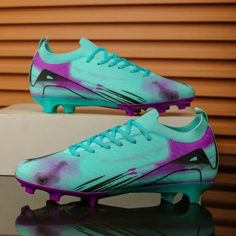 New Men's Soccer Shoes Society Professional Grass Training Original Futsal Sneaker Cleats Indoor Non-Slip Football Field Boots 2025
