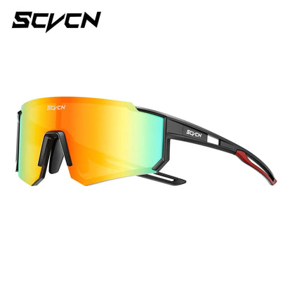 SCVCN Sunglasses for Women Cycling Glasses Bike UV400 Eyewear Sports MTB Outdoor Goggles Men Bike Sunglasses Multi Color Riding