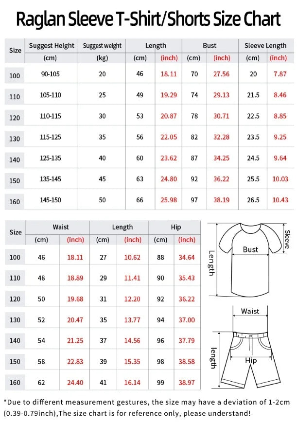2026 Cartoon Dragon Ball T-shirt til børn, top med T-shirt og shorts, todelt sæt, sommer-T-shirt til drenge + shorts, strandshorts