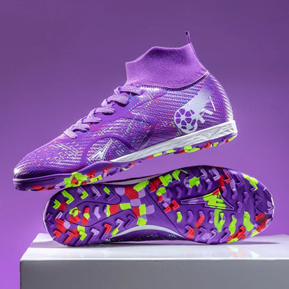 Nieuwe voetbalschoenen voor heren, ademende trainingsschoenen met noppen voor gras, lange spikes voor wedstrijden, indoor sneakers, ultralicht, dropshipping