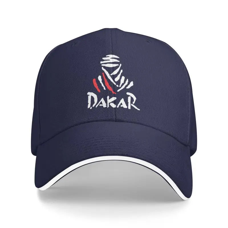 Motorcycle Dakar Rally Baseball Cap Retro Motor Off Road Racing Sandwich Hats for Men Women Breathable Dad Hat Running Golf