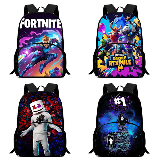 Classic Game Fortnites Kids Backpacks Boys Girls Student Birthday Gift Child School Bags Large Capacity Camping Durable Rucksack