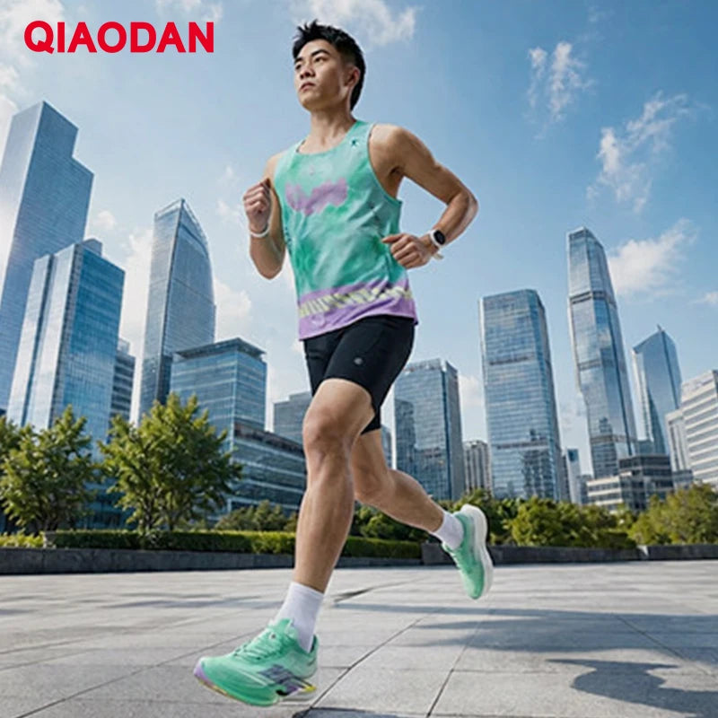 QIAODAN Feiying PB6.0 Ténis de corrida com sola de carbono para homem, ténis profissionais de maratona, ténis desportivos leves QDB023263299
