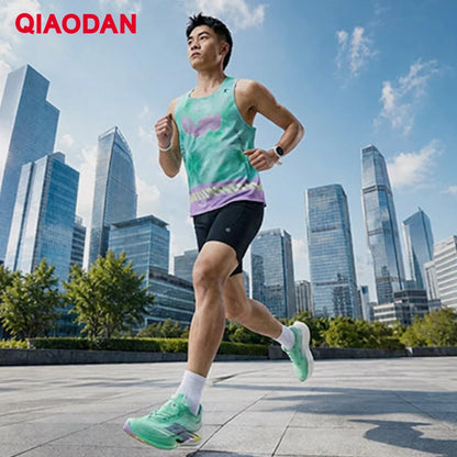 QIAODAN Feiying PB6.0 Ténis de corrida com sola de carbono para homem, ténis profissionais de maratona, ténis desportivos leves QDB023263299