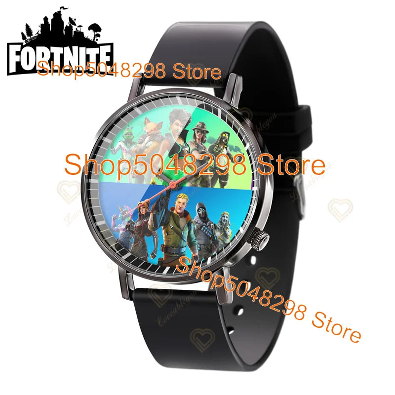 Fortnite Wristwatch for Men Women Watch Battle Game Print 2025 New Watches Quartz Wristwatch Female Children's Birthday Gifts
