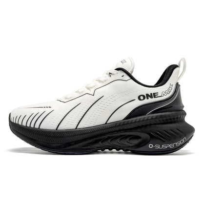 ONEMIX Nye løbesko med støddæmpning til mænd, velegnede til tunge løbere, snøresko til sport, kvinder, skridsikre udendørs atletiske herresneakers