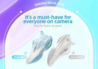 O-Resilio løbesko til mænd med støddæmpning og stabilitet, lette udendørs sports- og fritidssneakers i mesh med snørebånd til fitness og jogging