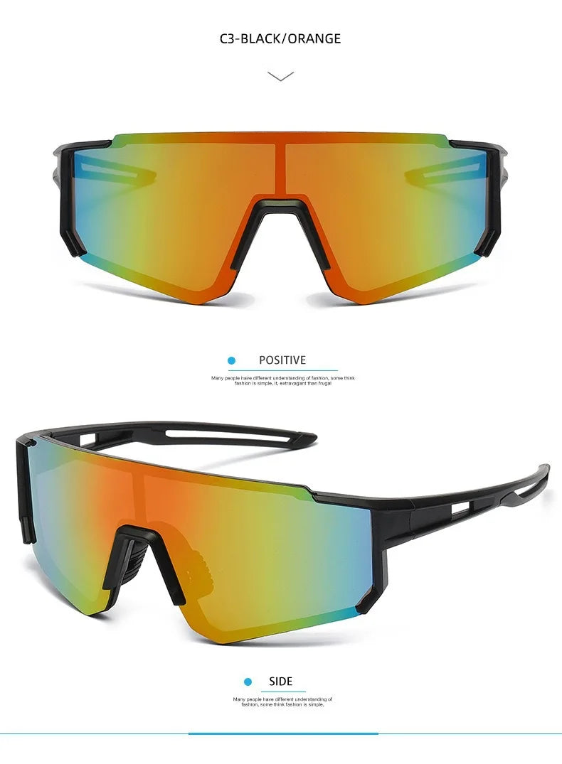 Polarised Sunglasses Cycling Goggles UV400 Cycling Eyewear Men's Women's Sports Glasses Bicycle Protective Eyewear Cycling Gear