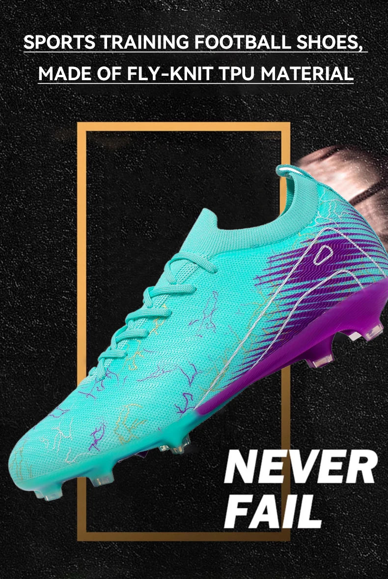 New Men’s Soccer Shoes Top Quality Wholesale Cleats Football Boots Training Non-Slip Sneakers FG Drop Shipping Unisex Adult