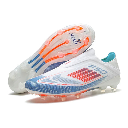 Neue Herren-Fußballschuhe für Kunstrasen – bequeme Fußballschuhe, Sport-FG-Rasenschuhe, Futsal, rutschfest, Outdoor, für Erwachsene, ultraleicht und rutschhemmend
