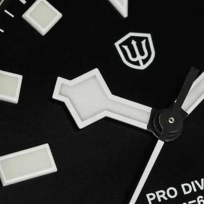 Watchdives WD1969 PRO Men Quartz Watch Sapphire Crystal Luminous Waterproof VH31Sweep Seconds Movement Stainless Steel Watches