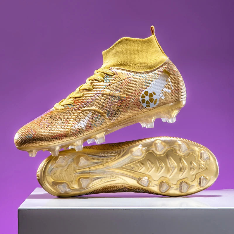 Nieuwe voetbalschoenen voor heren, ademende trainingsschoenen met noppen voor gras, lange spikes voor wedstrijden, indoor sneakers, ultralicht, dropshipping