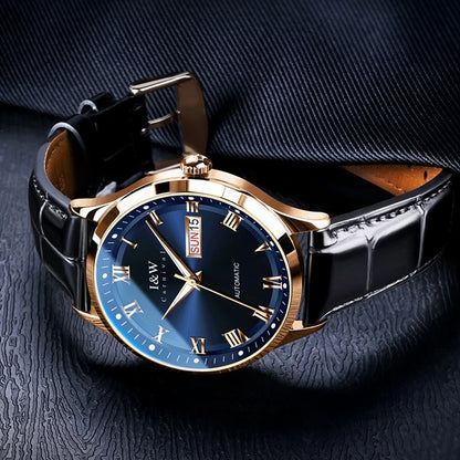 Carnival Brand High-end Series I&W Mechanical Watches Luxury Sapphire MIYOTA Movement Automatic Watches HD Luminous Reloj Hombre