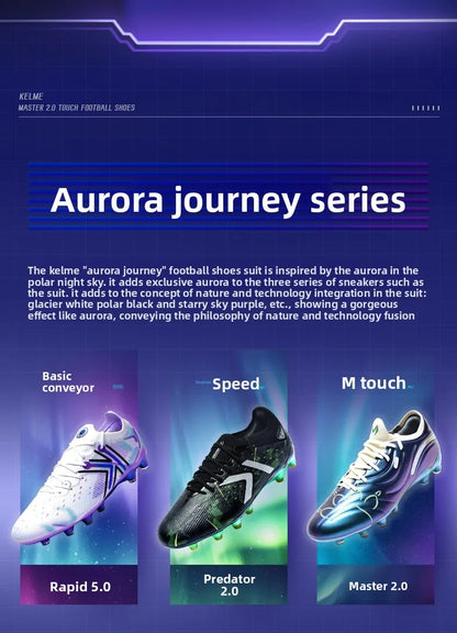 Kelme Adult Football Shoes MG Short Nail Men's Training Football Boots Professional Competition Grass-Specific Soccer Shoes