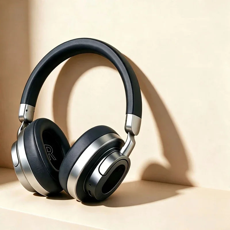 Casque Bluetooth Lenovo rétro, supra-auriculaire, avec boutons physiques, casque sans fil, coussinets d'oreille spacieux, écouteurs stéréo pour les trajets quotidiens.