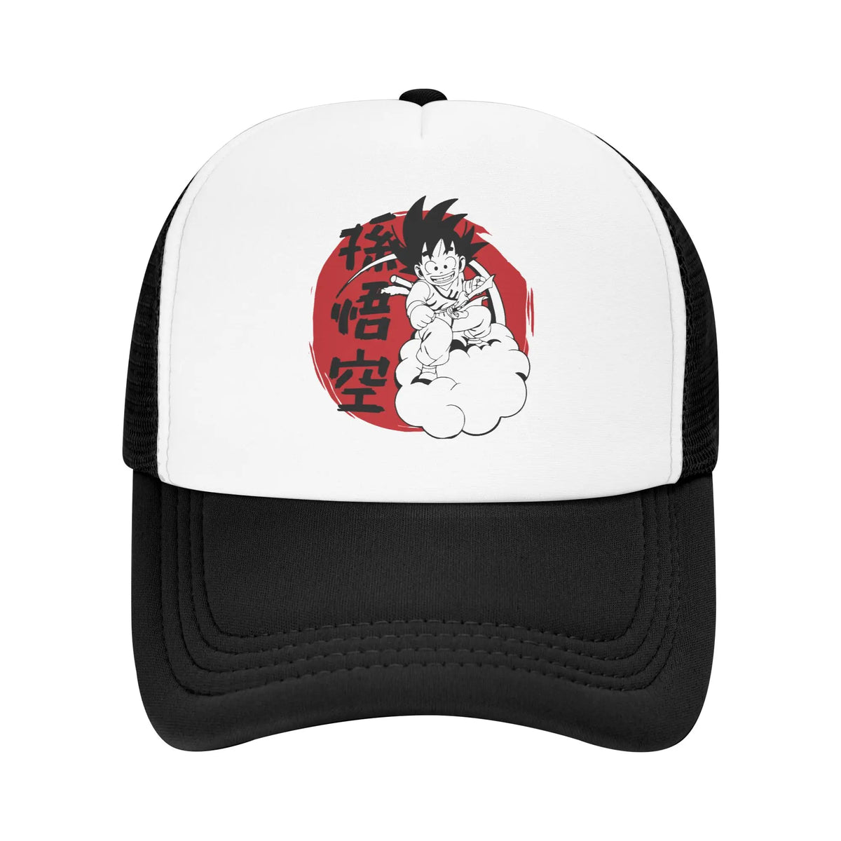 Son Gohan D-Dragon Ball Z Trucker-kasket Unisex udendørs kasketter Trucker-arbejdskasket Trucker-kasket Snapback-kasketter Mesh-baseballkasketter
