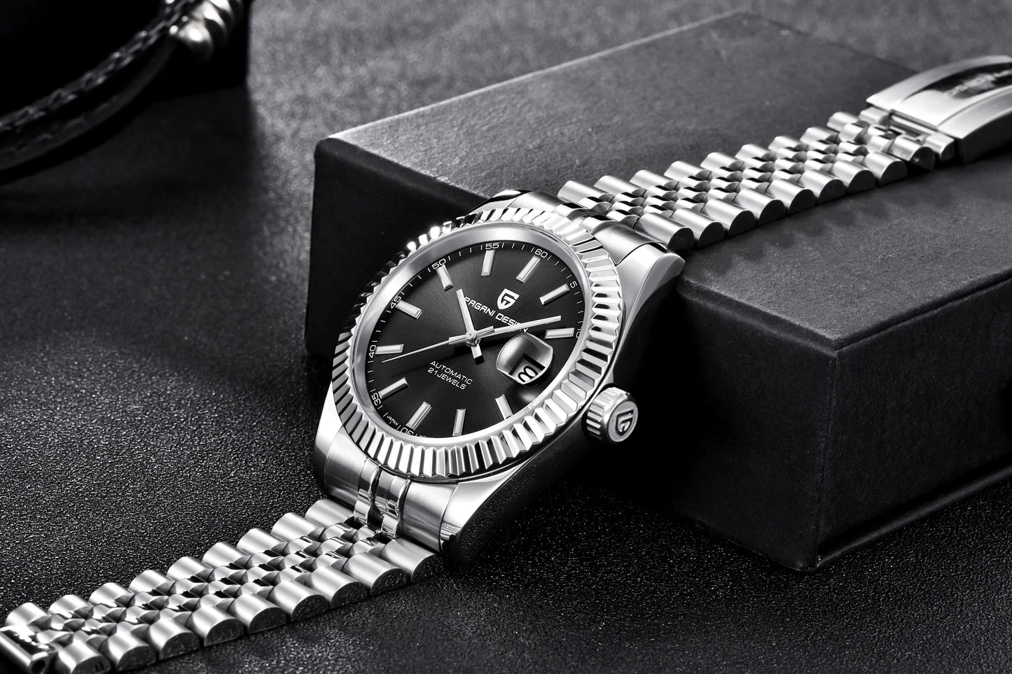 Relojes PAGANI DESIGN 2026 nuevos de lujo en oro y plata, relojes mecánicos para hombre, acero inoxidable, cristal de zafiro, reloj automático