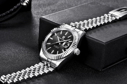 Relojes PAGANI DESIGN 2026 nuevos de lujo en oro y plata, relojes mecánicos para hombre, acero inoxidable, cristal de zafiro, reloj automático
