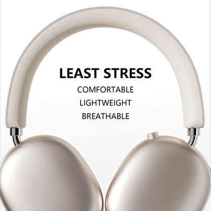 Wireless Bluetooth Noise Cancelling Headphones, Over-Ear Bluetooth Wireless Headphones with Mic, Sports Gaming Headset for Apple, HiFi Stereo Bluetooth 5.3 Headphones