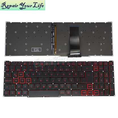PT-BR Brazil US RU backlit keyboard For Acer Nitro 5 AN515-54 AN515-43 AN517-52 AN517-51 AN517-54 AN715-51 Spain LA IT TR GR FR