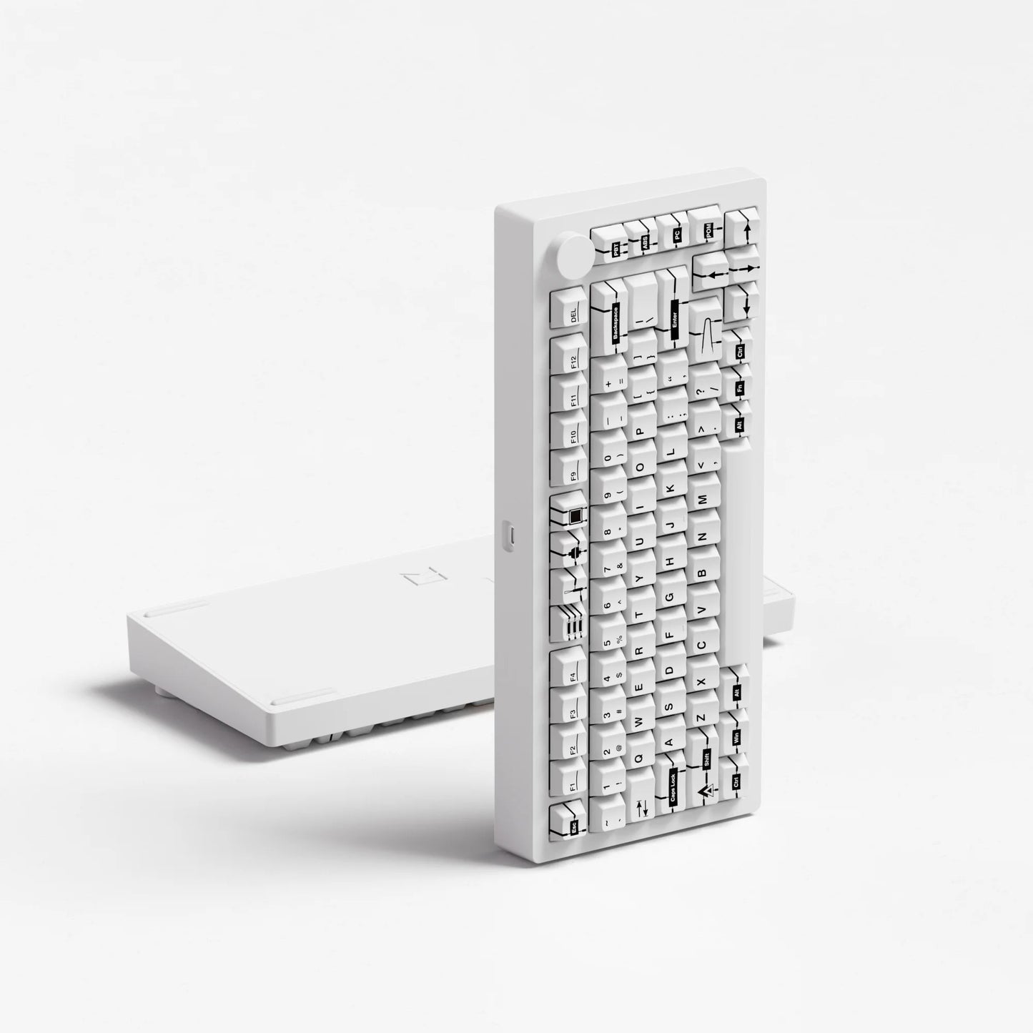 Akko MonsGeek M1 V5 Three-mode Mechanical Keyboard/Barebone Kit VIA 75% 3/5 Pin Customized Hot Swap RGB Rapid Disassemble Gasket