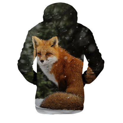 Sudaderas con capucha y sudaderas casuales con estampado 3D de zorro, cómodas y originales, estilo hip hop popular, para hombre/mujer y adulto/niño