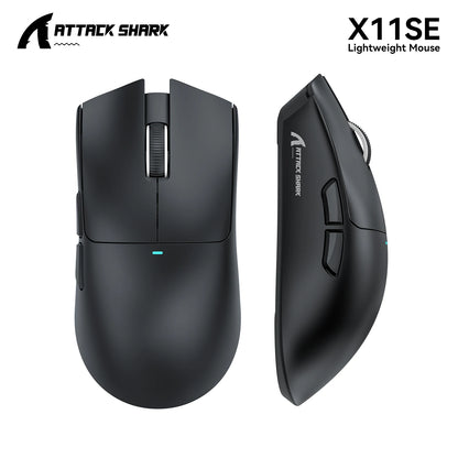 ATTACK SHARK X11 Gaming Mouse  and X11 SE Wireless Mouse 22000 DPI,PAW3311 Sensor,BT/2.4G/Wired,59g Lightweight,2000W Clicks