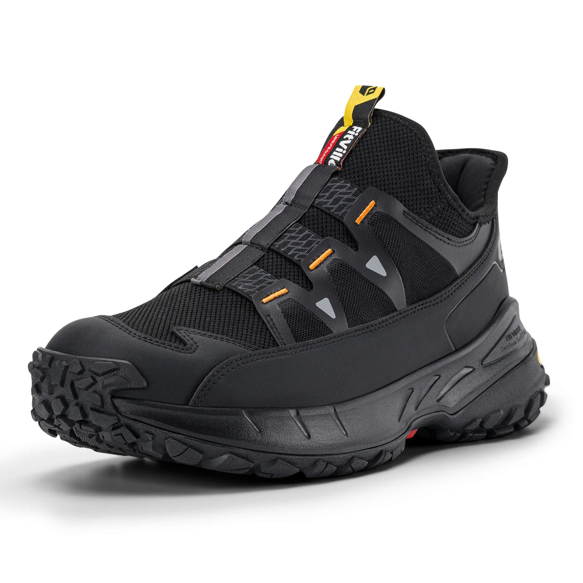 Fittington Wide Sneakers for Men Slip-on Hiking Shoes Soft Comfortable Men Running Shoe Slip Resistant Walking Shoes with Arch