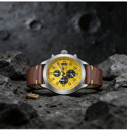 YELANG V1029S Men's Quartz Watch 42mm Japan OS10 Movement T100 Luminous 100M Waterproof Sports Military Style Watches Sapphire