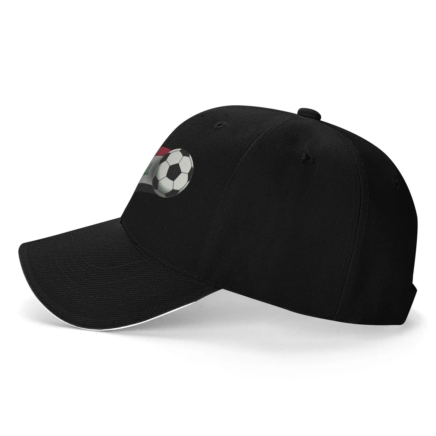 Men's Women's Iraq Flag Iraqi Soccer Outdoor Hat  Sun Baseball Caps Casual Baseball Cap Sports Hats