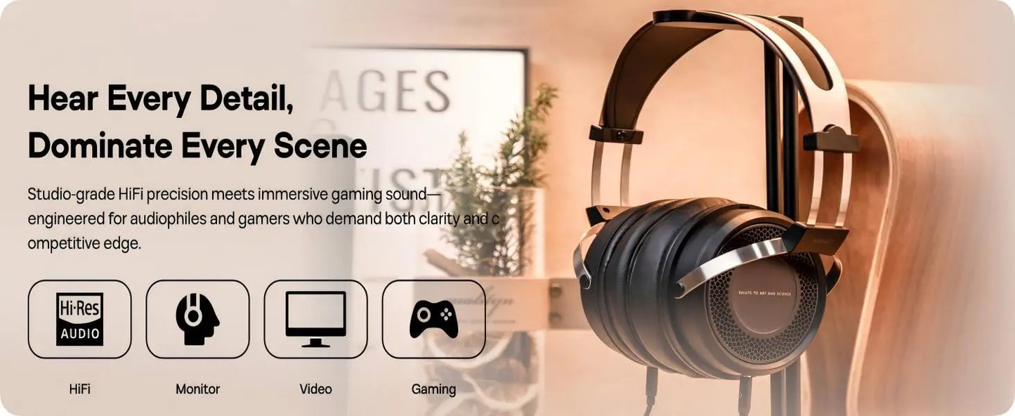 SIMGOT EP5 Auriculares con cable de alto rendimiento con transductor dinámico de 50mm – Headset gaming HiFi, baja impedancia, alta sensibilidad, sonido envolvente 7.1