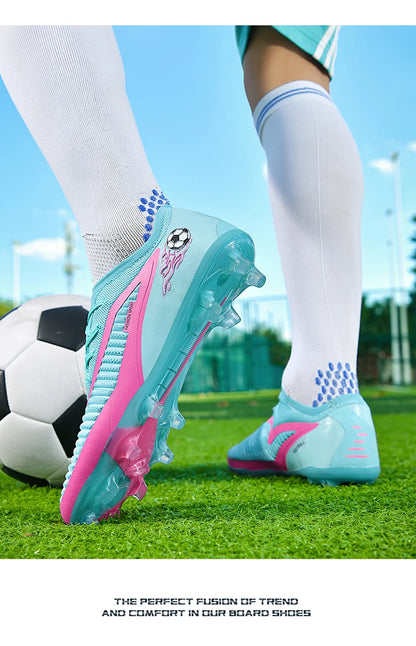 Pánske futbalové kopačky, športová futbalová obuv, outdoorové kopačky, dospelí, protišmykové, chlapčenské, s dlhými hrotmi, tréningové, priedušné, na zápas, pohodlné
