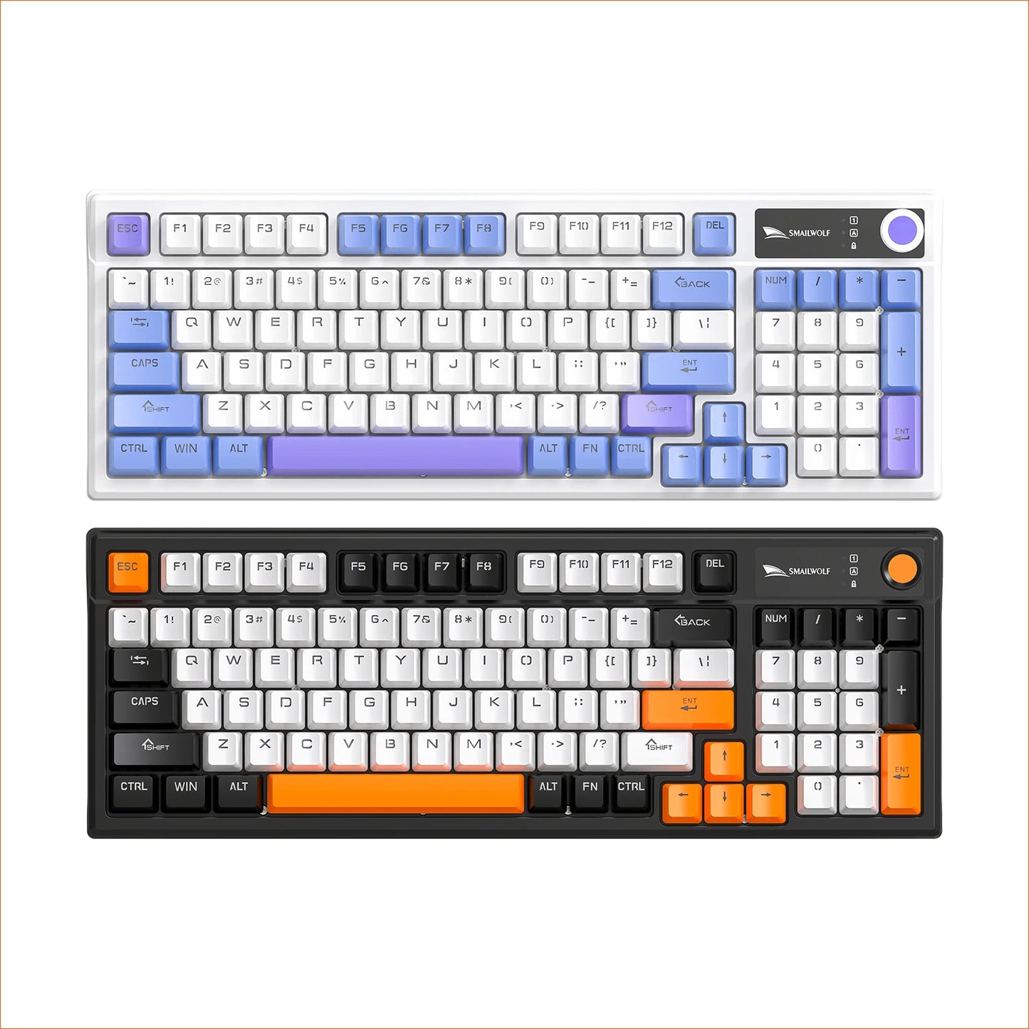 SMAILWOLF SK15 Mechanical keyboard wired full-key rollover gaming e-sports notebook office 98 keys customized in Russian