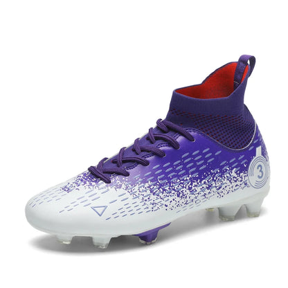 Teenage Adult Football Shoes New Fashion Large Size Sneakers Outdoor Professional Competition Training Football Footwear 31-48