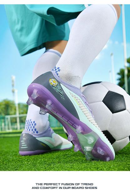 Pánske futbalové kopačky, športová futbalová obuv, outdoorové kopačky, dospelí, protišmykové, chlapčenské, s dlhými hrotmi, tréningové, priedušné, na zápas, pohodlné