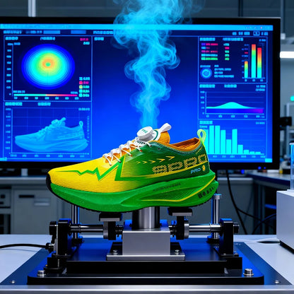 Laufschuhe für Herren mit Carbonplatte, Spezial-Sportschuhe, atmungsaktiv, leicht, bequeme rutschfeste Marathon-Sneaker für Damen