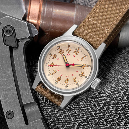 THORN Retro Military Watch 36mm Made of NH35A Movement SHY-043 Sport Watch Unisex Men's and Women's Luxury