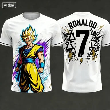 2026 New Arrivals Dragon Ball Z Goku Vegeta Special Edition Football Jersey Ronaldo No.7 Football T-shirt Fan Special Jersey top