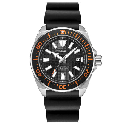 TOPHILL Men's Automatic Watches Men Dive Watch 300m Waterproof Mechanical Wristwatch NH35 Super Luminous Clocks Sapphire Mirror